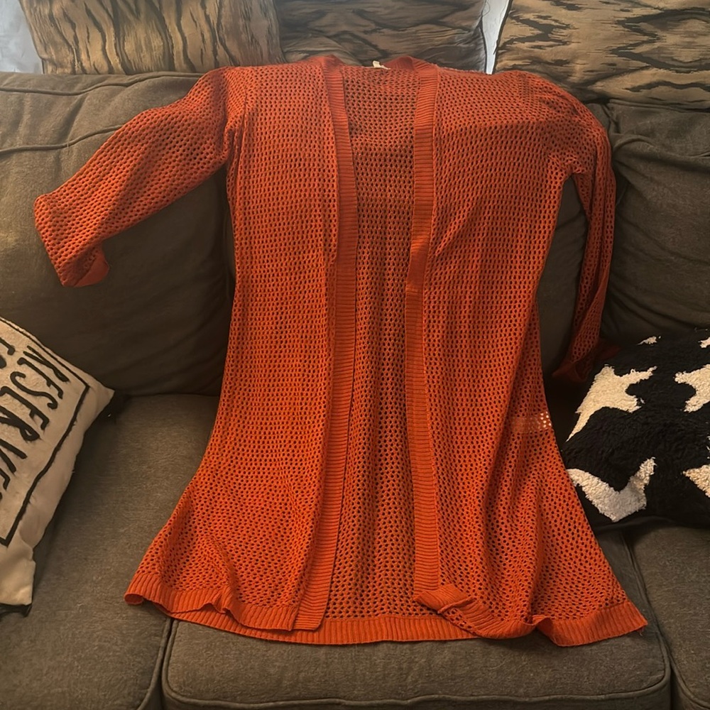 Fall long cardigan